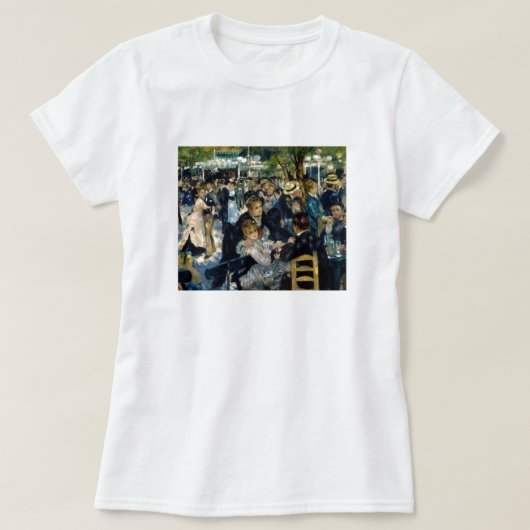 Dance at Le Moulin de la Galette by Renoir T-shirt (Design voorkant)
