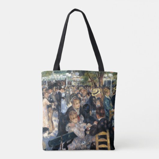 Dance at Le Moulin de la Galette by Renoir Tote Bag (Achterkant)