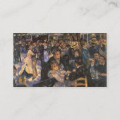 Dance at Le Moulin de la Galette by Renoir Visitekaartje (Achterkant)