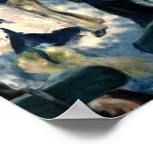 Dance at Le Moulin de la Galette, Renoir - Poster (Hoek)