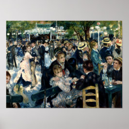 Dance at Le Moulin de la Galette, Renoir - Poster