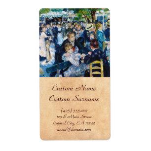 Dance at the Moulin de la Galette Auguste Renoir Etiket