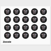 Dance Auntie Cute Dansing My Favorite Dancer Calls Ronde Sticker (Vel)