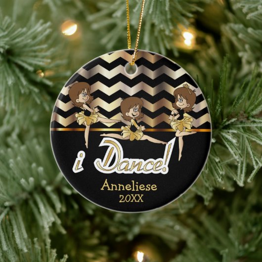 Dance - Ballerina Girls Ceramic Ornament (Boom)