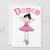 Dance Ballerina Kaart (Voorkant)