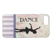 Dance - Ballerina Silhouette over  achtergrond Case-Mate iPhone Case (Achterkant (Horizontaal))