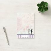 Dance - Ballerina Silhouette over achtergrond Post-it® Notes (Kantoor)