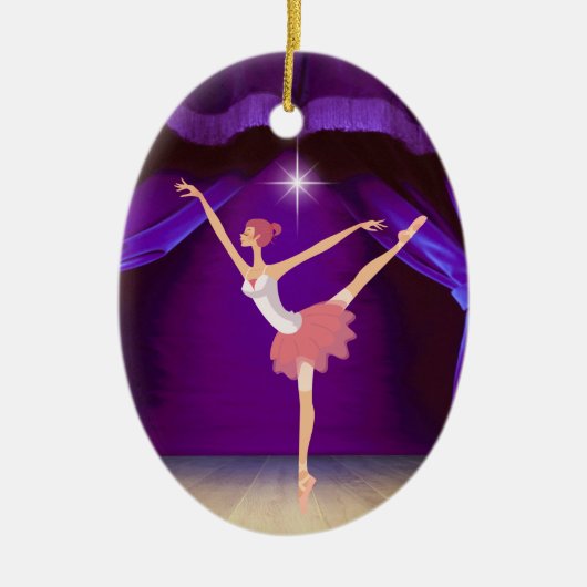 Dance Ballerina - SRF Keramisch Ornament (Voorkant)
