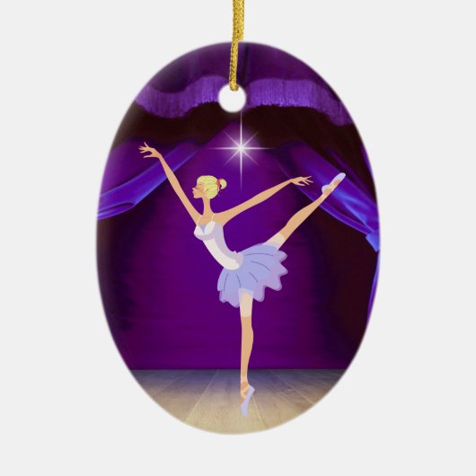Dance Ballerina - SRF Keramisch Ornament (Voorkant)