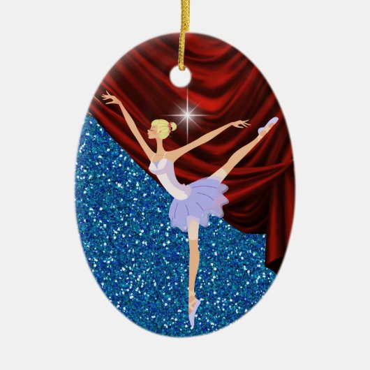 Dance Ballerina - SRF Keramisch Ornament (Voorkant)