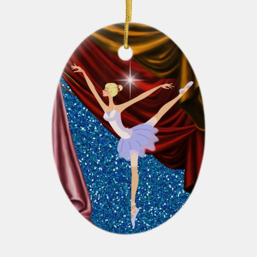 Dance Ballerina - SRF Keramisch Ornament (Voorkant)