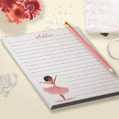 Dance Ballet Ballerina Bruine Huid Notitieblok