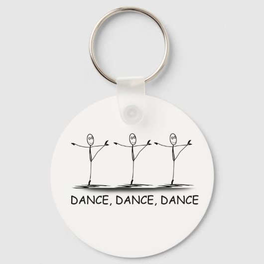 Dance Ballet Ballerina Funny Sleutelhanger (Voorkant)