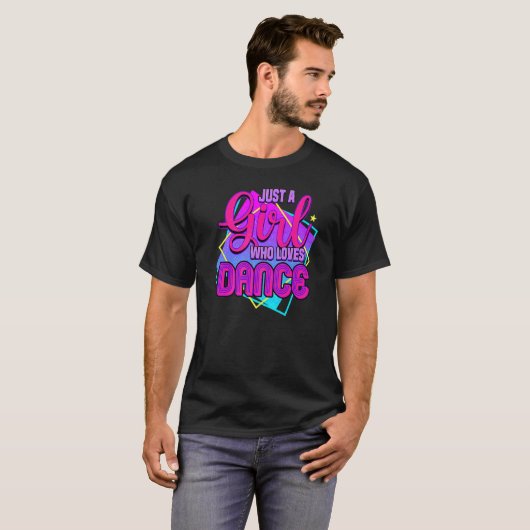 Dance Ballet Breakdans Hip Hop is een meisje dat e T-shirt (Voorkant volledig)