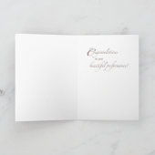 Dance Ballet Gefeliciteerd Kaart (Binnen)