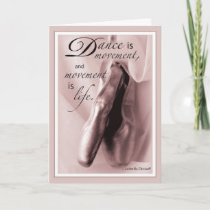 Dance Ballet Gefeliciteerd Kaart