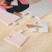 Dance Ballet Pink Gradient 3 Foto gepersonaliseerd Legpuzzel (Zijkant)