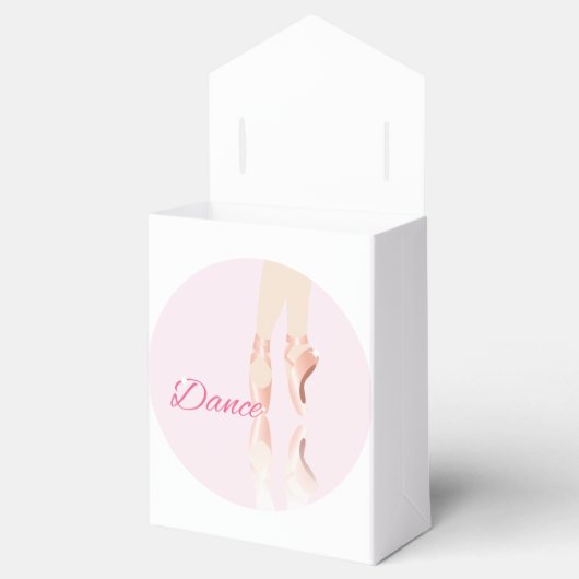 Dance Ballet Slippers Bedankdoosjes (Geopend)