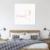 Dance Ballet Slippers Canvas Afdruk (Insitu (Slaapkamer))
