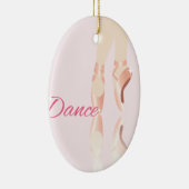 Dance Ballet Slippers Keramisch Ornament (Rechts)