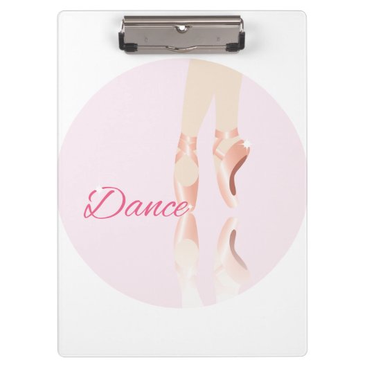 Dance Ballet Slippers Klembord (Voorkant)