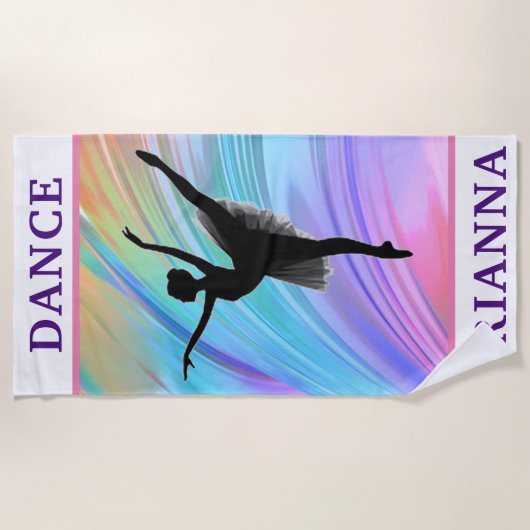 Dance Beach Handdoek (Voorkant)