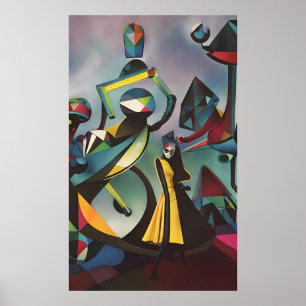 Dance Before Dawn beroemd gemaakt door Ken Gage Su Poster