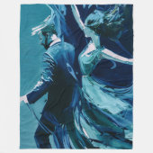 Dance Between Motion And Silence Fleece Deken (Voorkant)