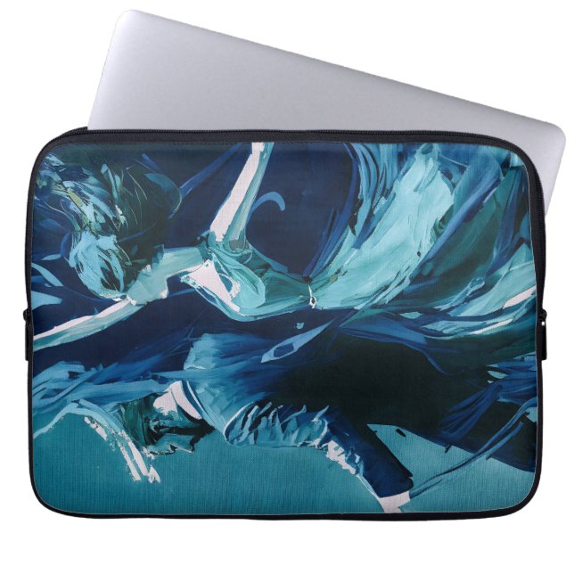 Dance Between Motion And Silence Laptop Sleeve (Voorkant)