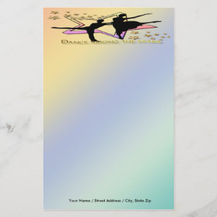 Dance between Stars Stationery Briefpapier