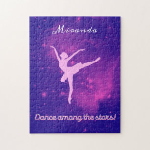 Dance between the Stars Ballerina Galaxy Legpuzzel