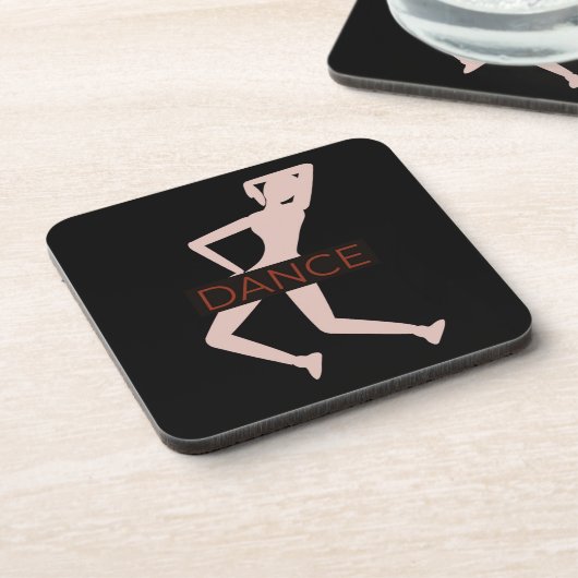 Dance Beverage Coaster Bier Onderzetter (Linkerzijde)