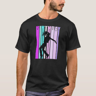 Dance Birthday Girls Hiphop Dancer Breakdans Roze T-shirt