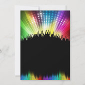 Dance Birthday Party Invitation Kaart (Achterkant)