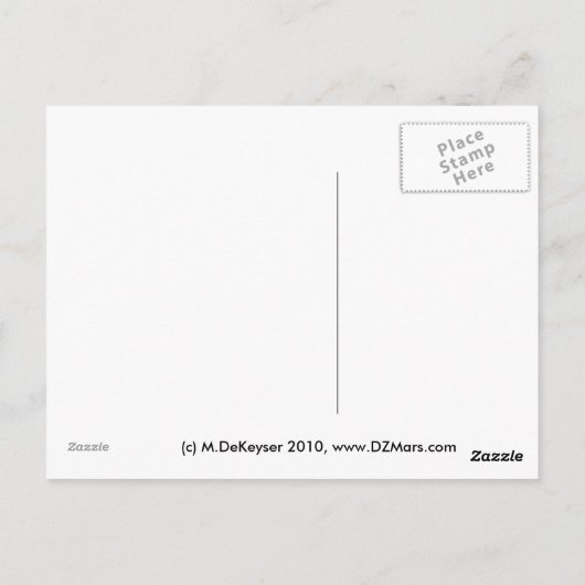 Dance, Birthday Pickle, Dance. Briefkaart (Achterkant)