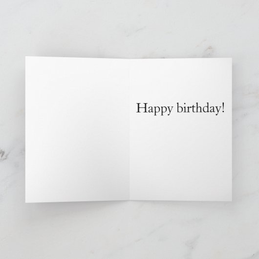 Dance, Birthday Pickle, Dance. Kaart (Binnen)