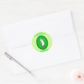 Dance, Birthday Pickle, Dance. Ronde Sticker (Envelop)