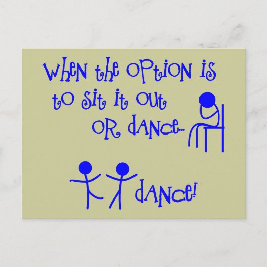 DANCE BRIEFKAART (Voorkant)