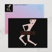 Dance Briefkaart (Voorkant / Achterkant)