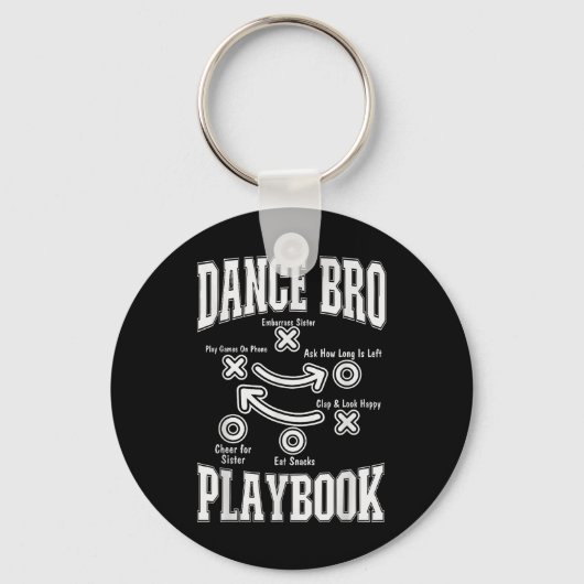 Dance Brother Playbook Comp Grappig Dansen Trots D Sleutelhanger (Voorkant)