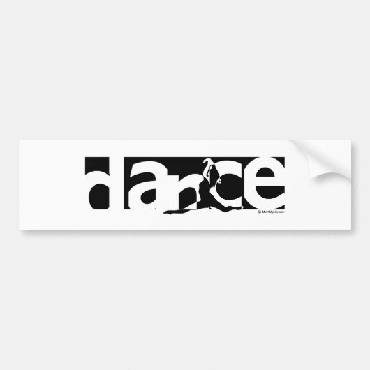 Dance Bumpersticker (Voorkant)