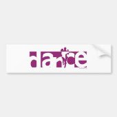 Dance Bumpersticker (Voorkant)