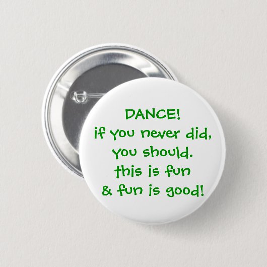 Dance Button (Voorkant /achterkant)