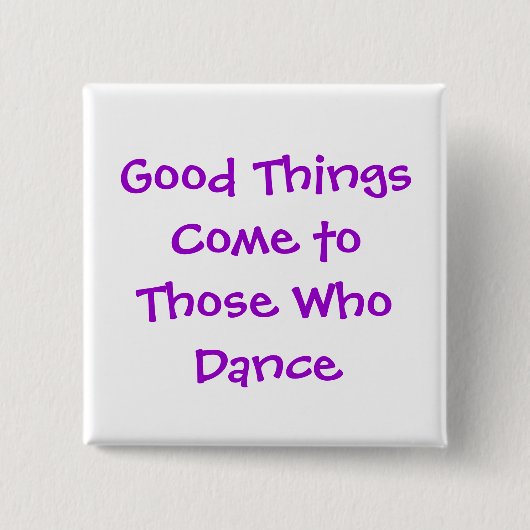 Dance Button (Voorkant)