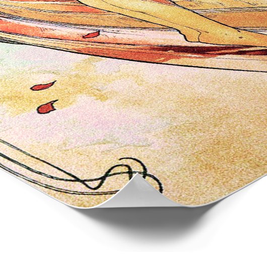 Dance by Alphonse Mucha Poster (Hoek)