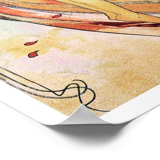 Dance by Alphonse Mucha Poster (Hoek)