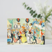 Dance by Louis Wain Bedankkaart (Staand voorkant)