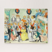 Dance by Louis Wain Legpuzzel (Horizontaal)