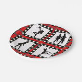 Dance Cabaret Showgirl Dancing Papieren Bordje (Gekanteld)