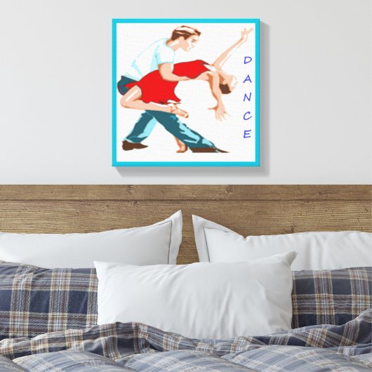 DANCE CANVAS AFDRUK (Insitu (Slaapkamer))